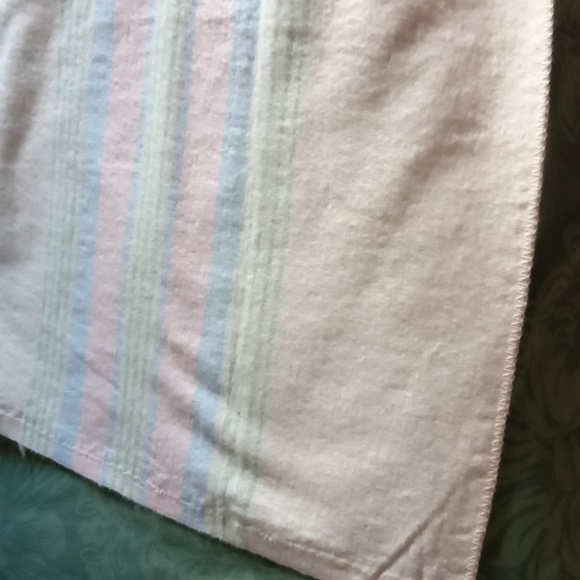 Summer cotton stripped blanket - Picture 2 of 7